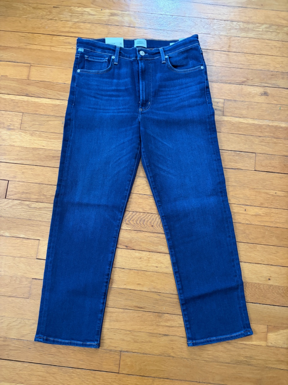 Citizens Of Humanity Caia High Rise Straight Jeans Ankle Length 30